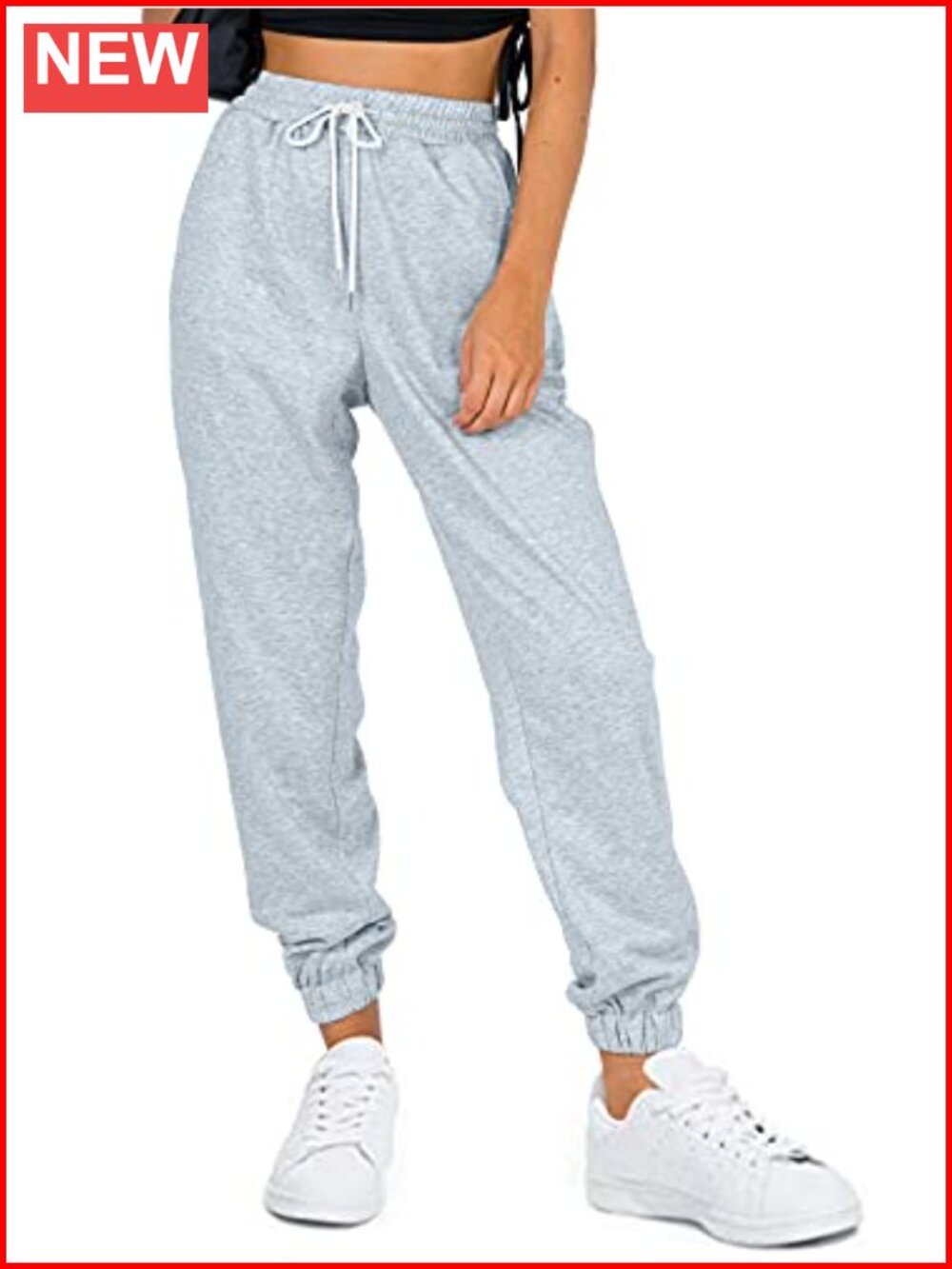 AUTOMET Women's Cinch Bottom Sweatpants Athletic Trousers
